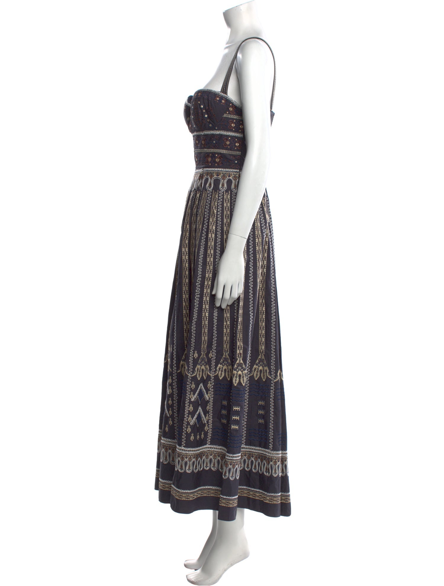 Emporio Sireneuse Striped Long Dress w/ Tags