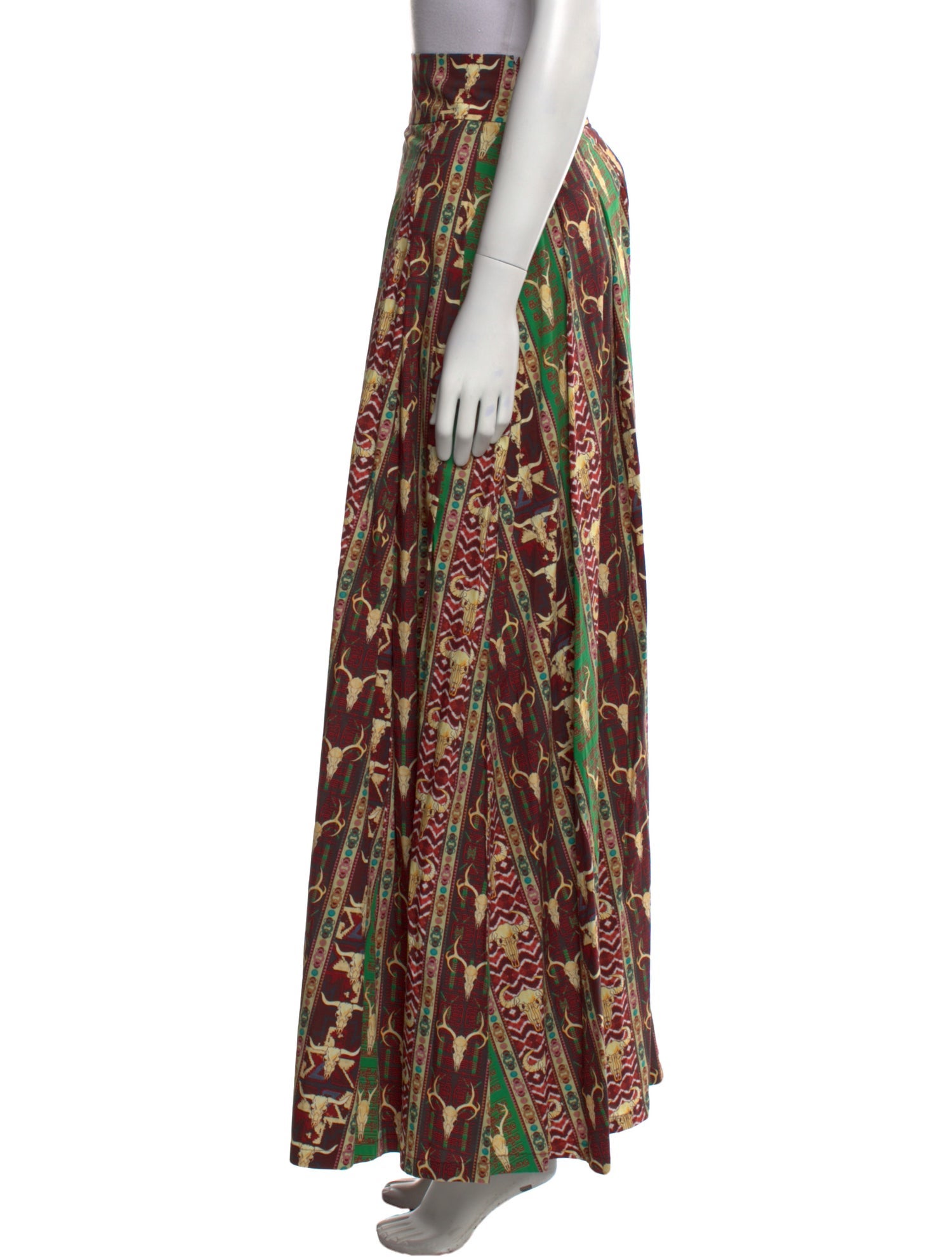 Emporio Sireneuse Printed Long Skirt