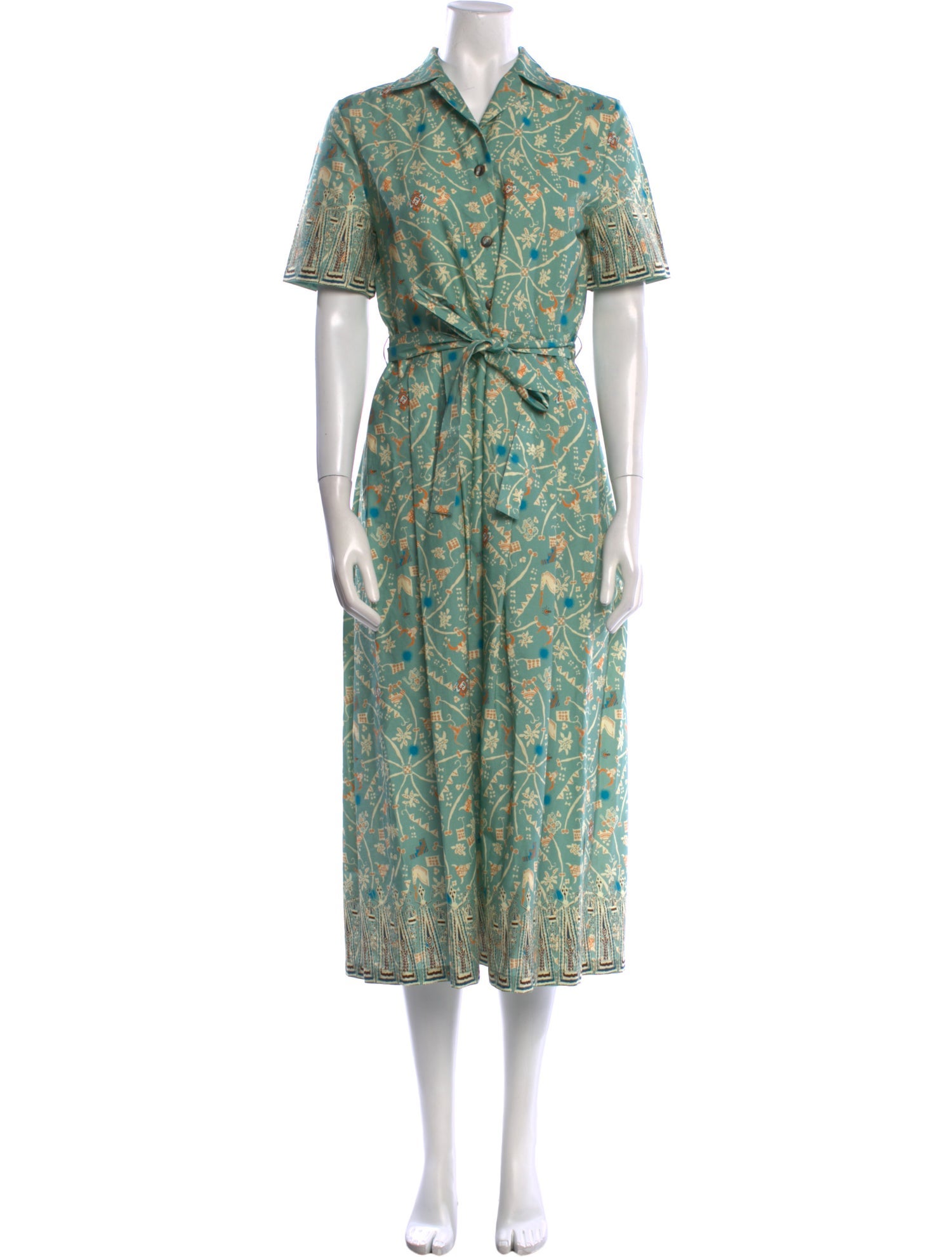 Emporio Sireneuse Paisley Print Long Dress