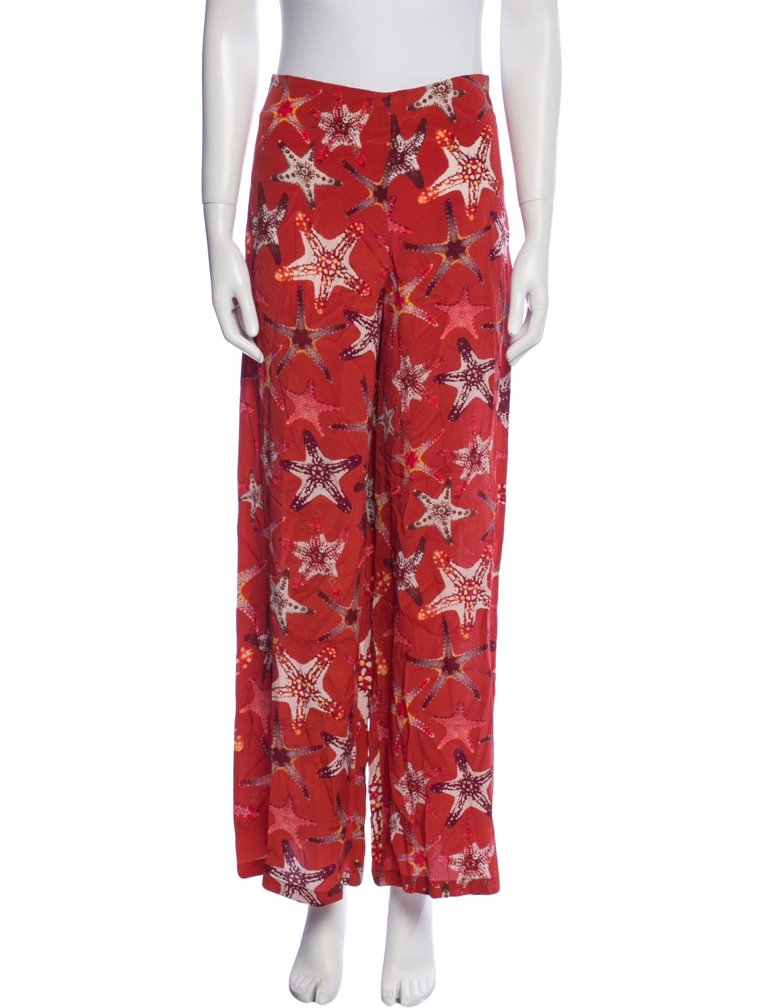 Emporio Sireneuse Silk Wide Leg Pants