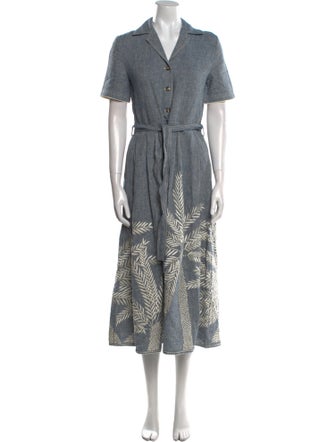 Emporio Sireneuse Linen Long Dress