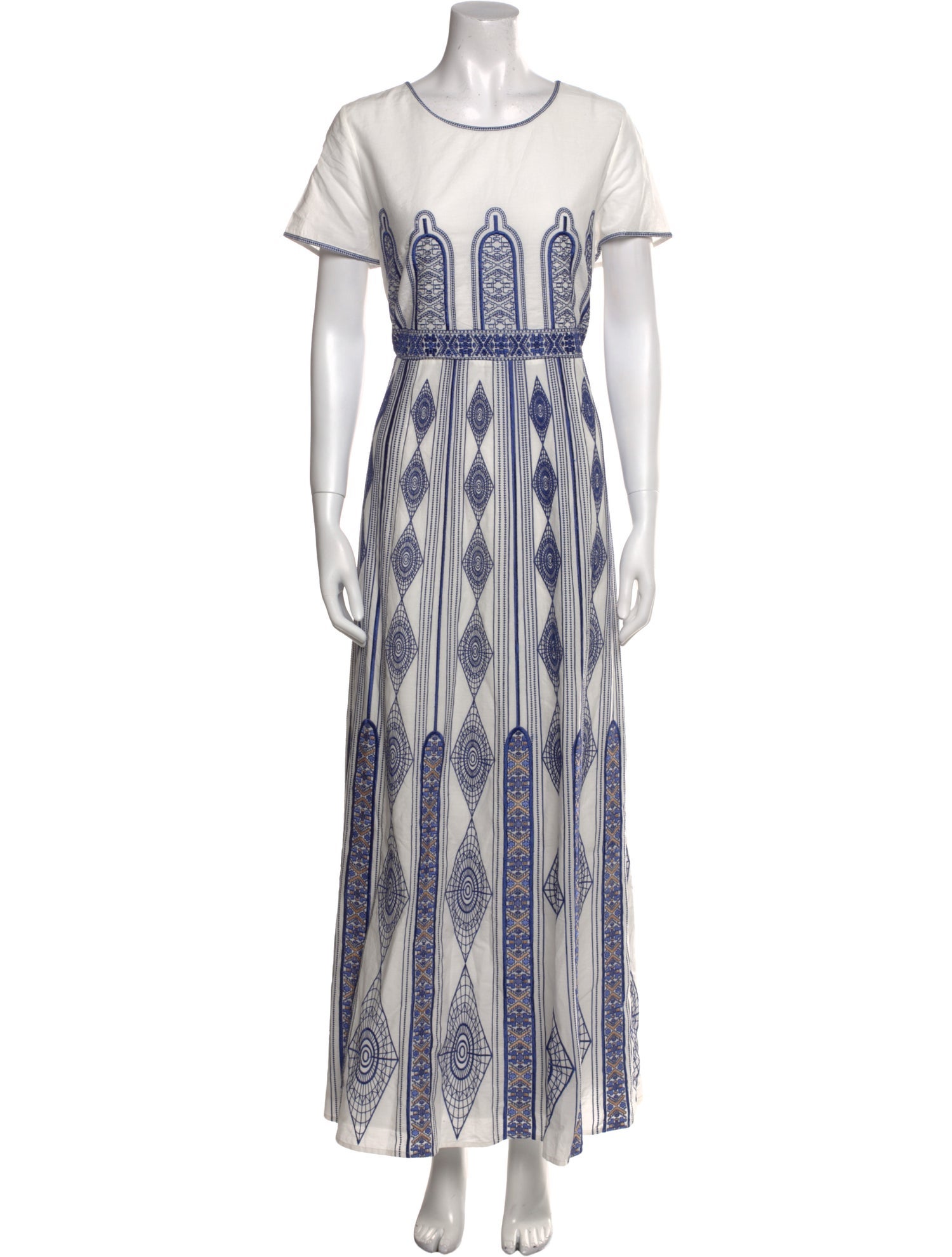 Emporio Sireneuse Printed Long Dress w/ Tags