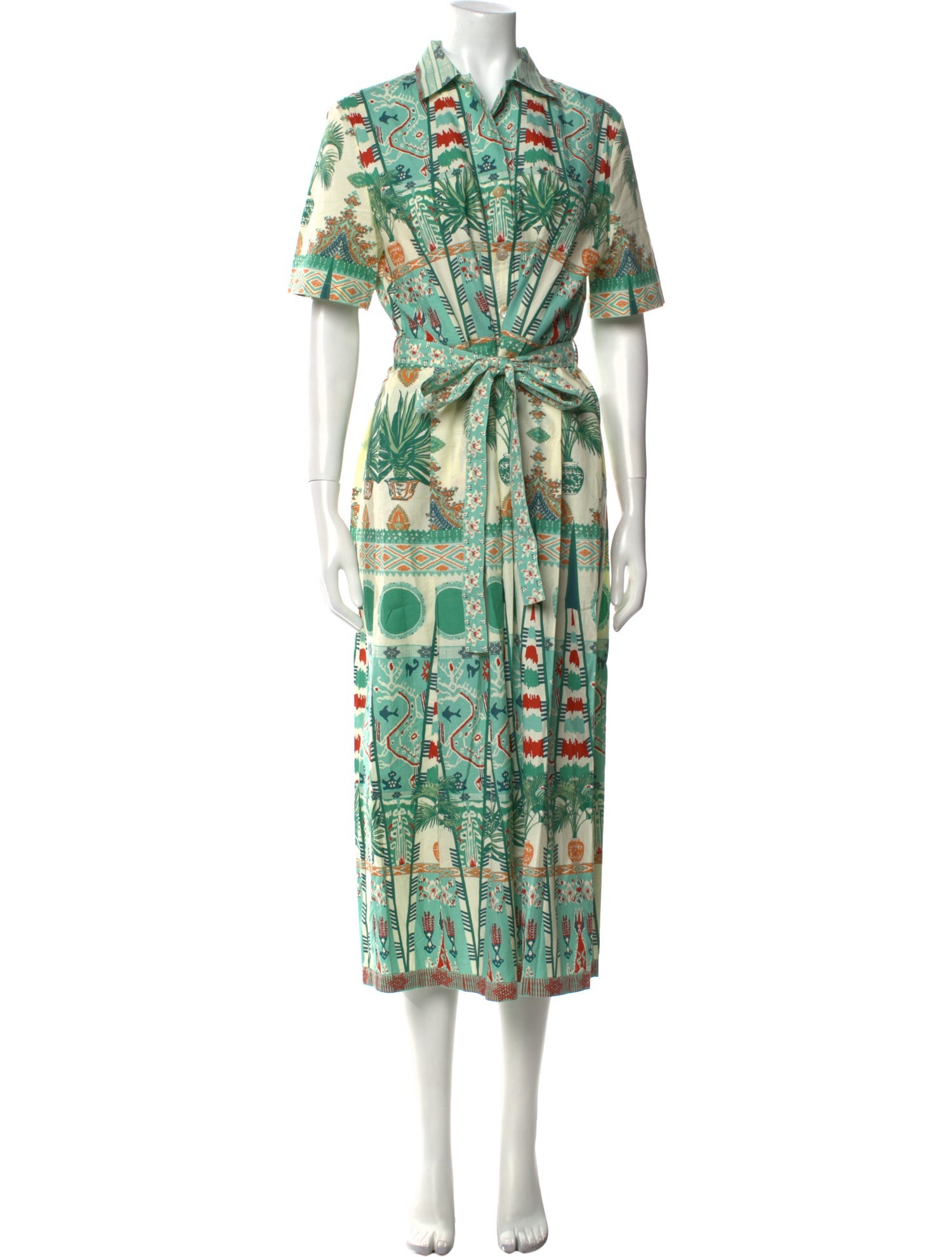 Emporio Sireneuse Printed Long Dress