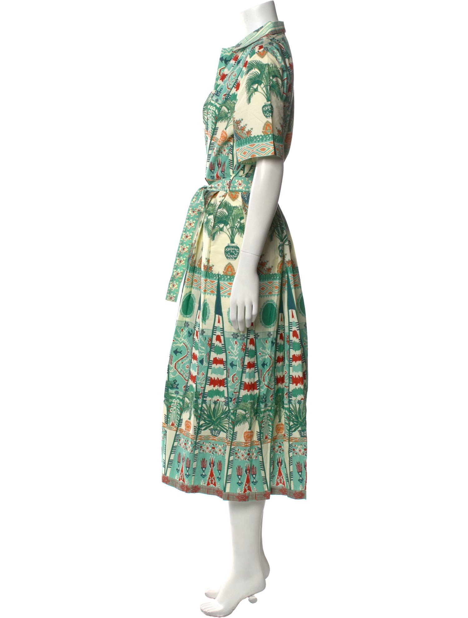 Emporio Sireneuse Printed Long Dress