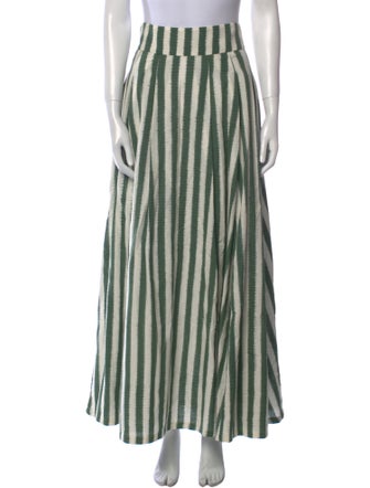 Emporio Sireneuse Striped Long Skirt