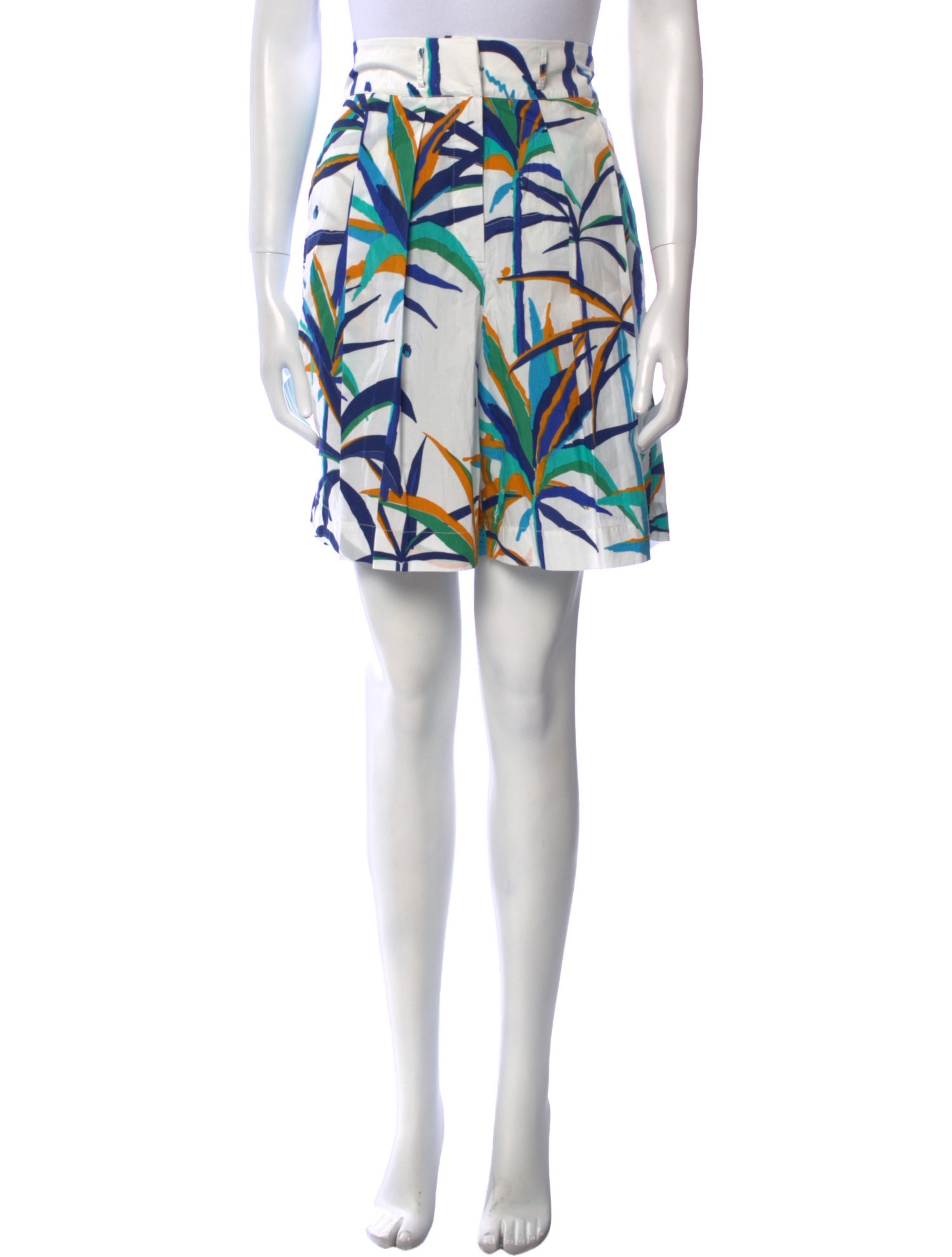 Emporio Sireneuse Plaid Print Knee-Length Shorts