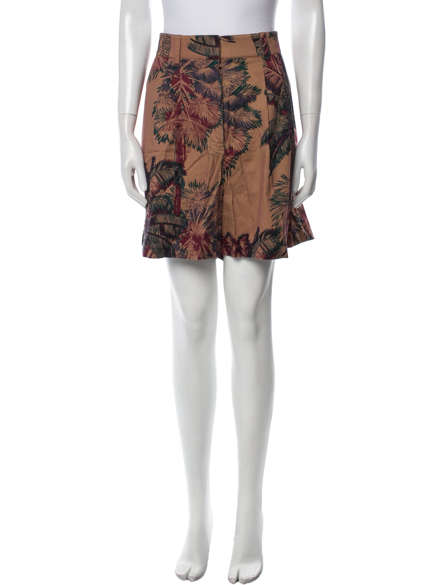 Emporio Sireneuse Floral Print Knee-Length Shorts