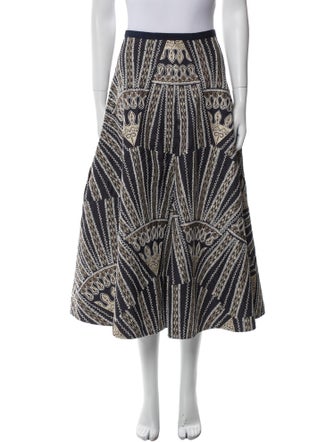 Emporio Sireneuse Printed Midi Length Skirt