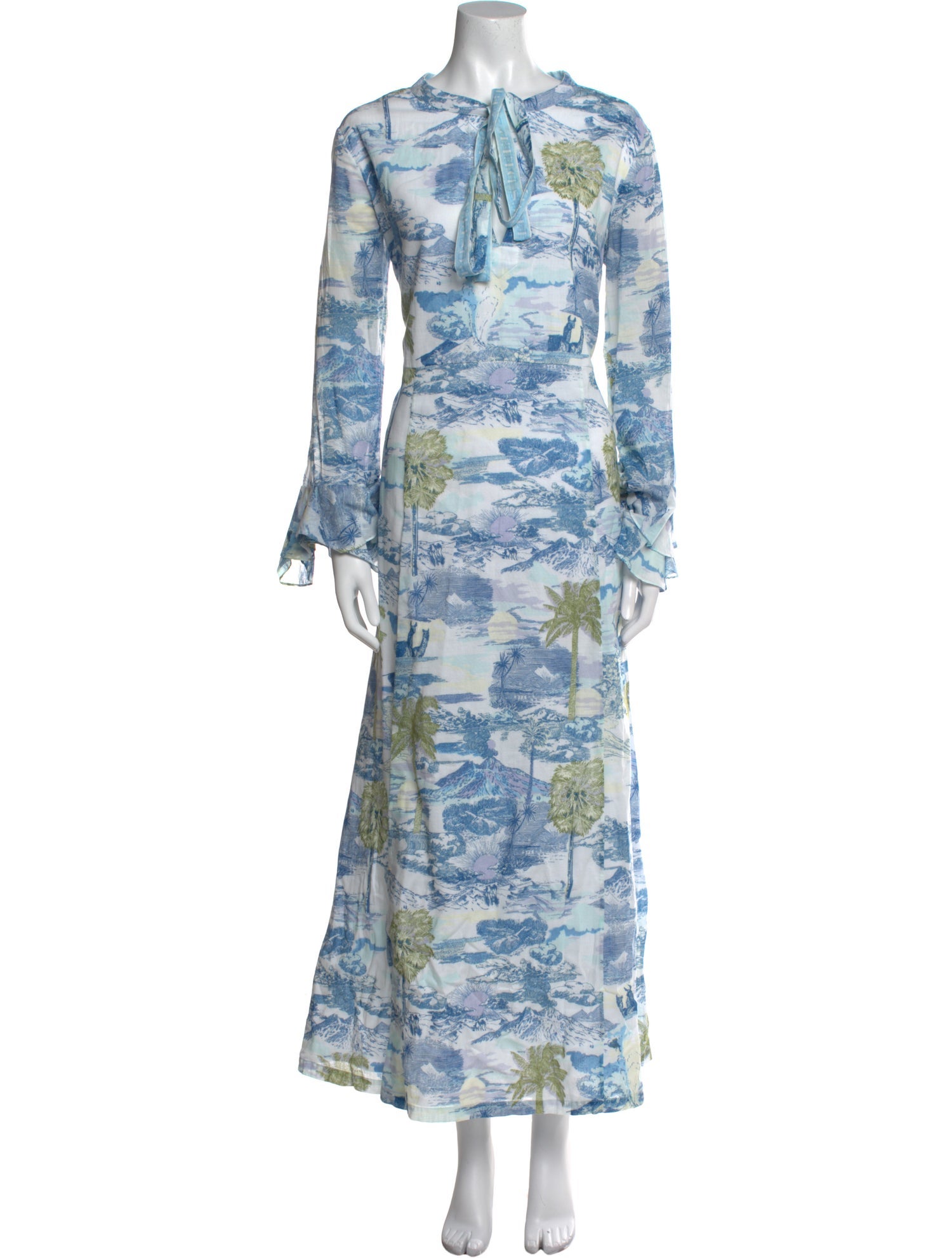 Emporio Sireneuse Floral Print Long Dress