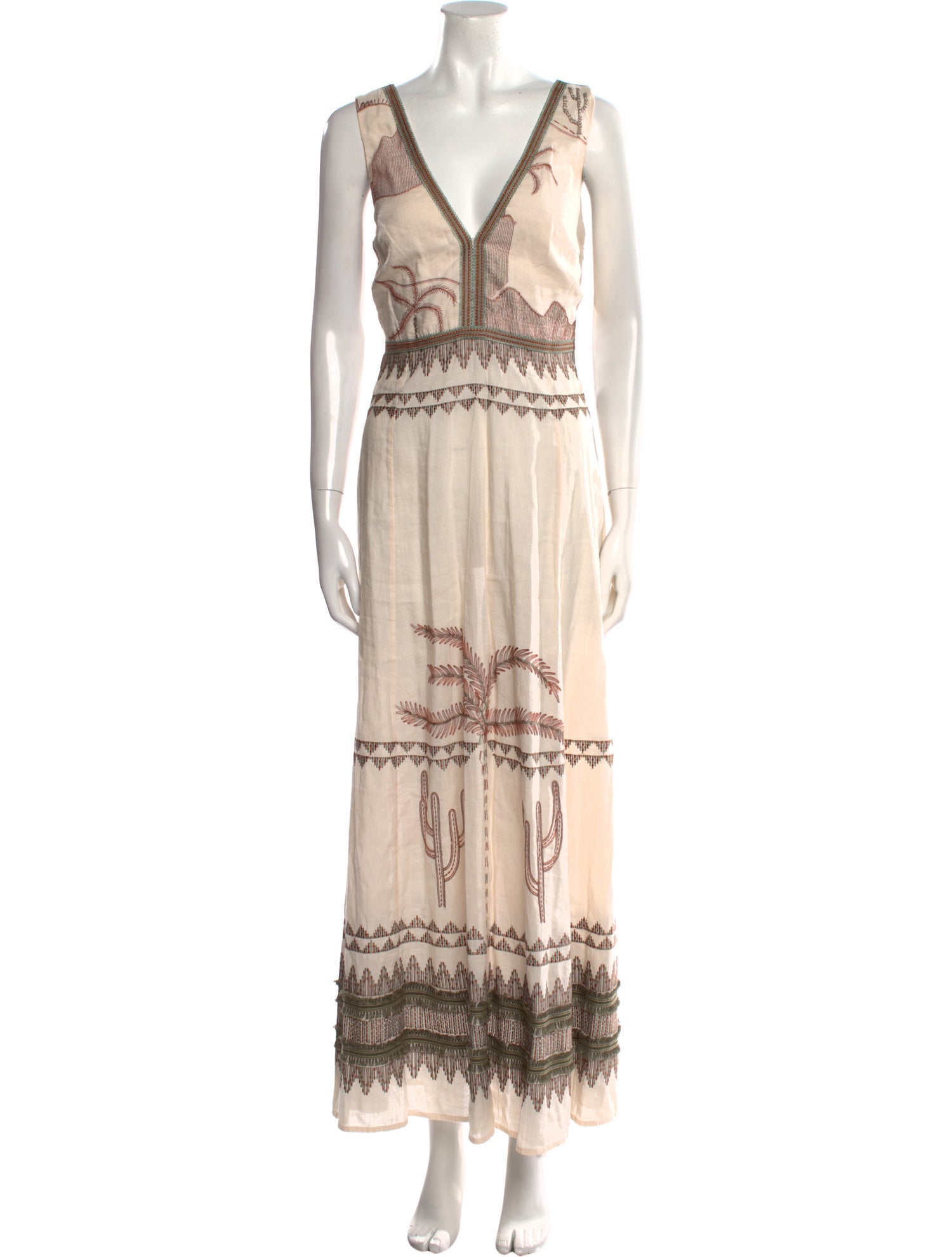 Emporio Sireneuse Printed Long Dress