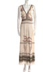 Emporio Sireneuse Printed Long Dress