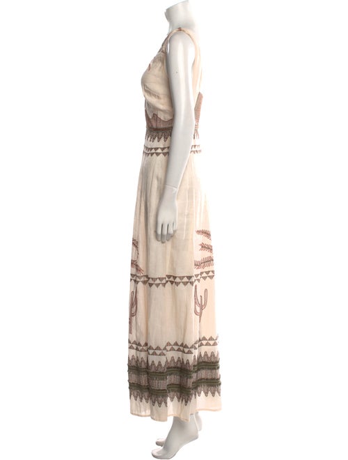 Emporio Sireneuse Printed Long Dress