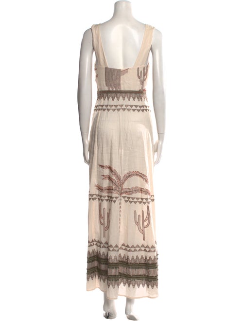 Emporio Sireneuse Printed Long Dress