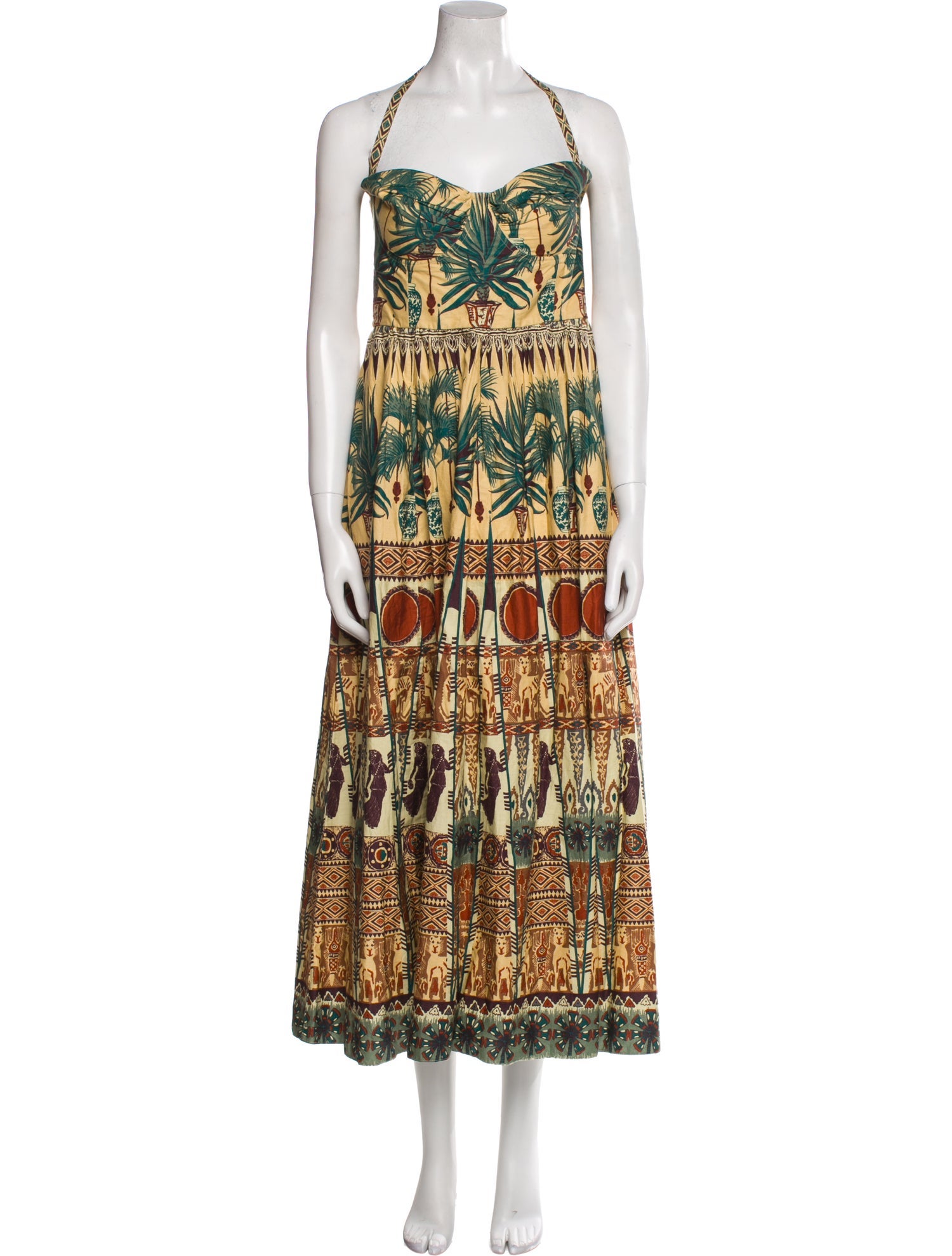 Emporio Sireneuse Printed Midi Length Dress