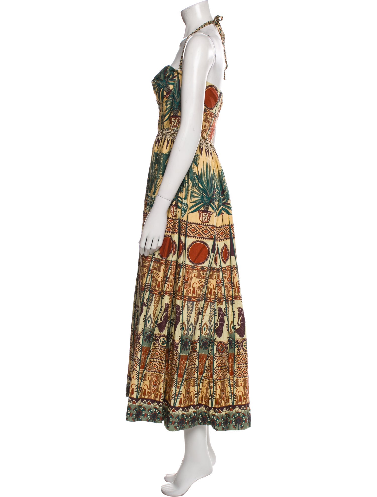 Emporio Sireneuse Printed Midi Length Dress