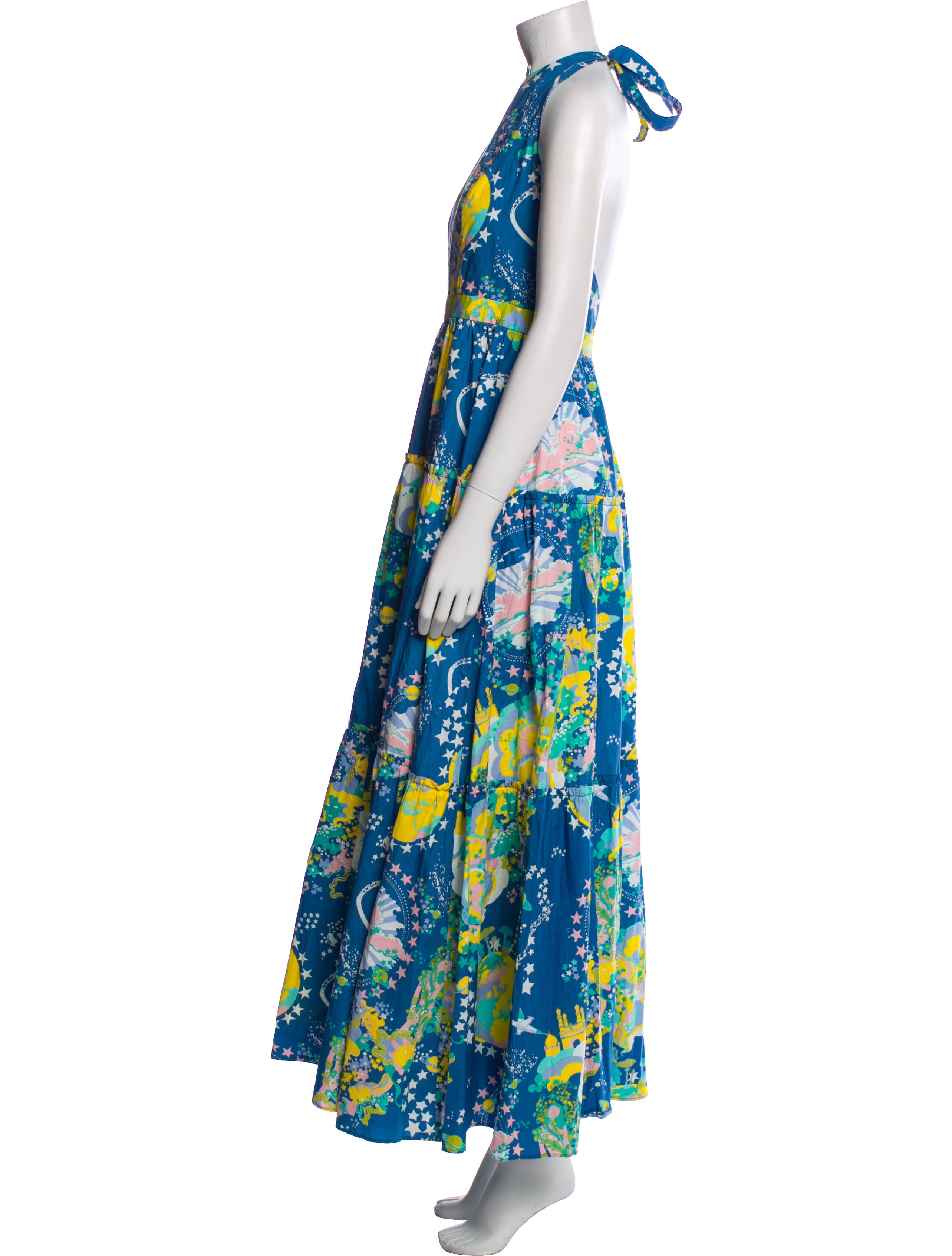 Emporio Sireneuse Printed Long Dress