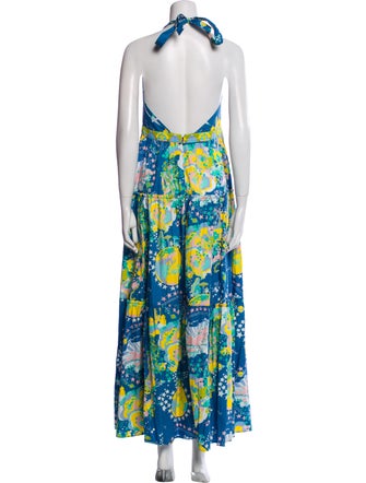 Emporio Sireneuse Printed Long Dress
