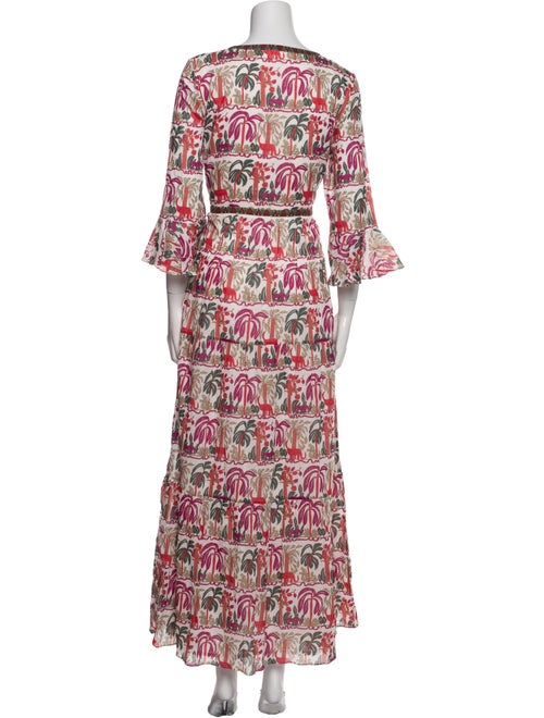 Emporio Sireneuse Printed Long Dress