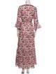 Emporio Sireneuse Printed Long Dress