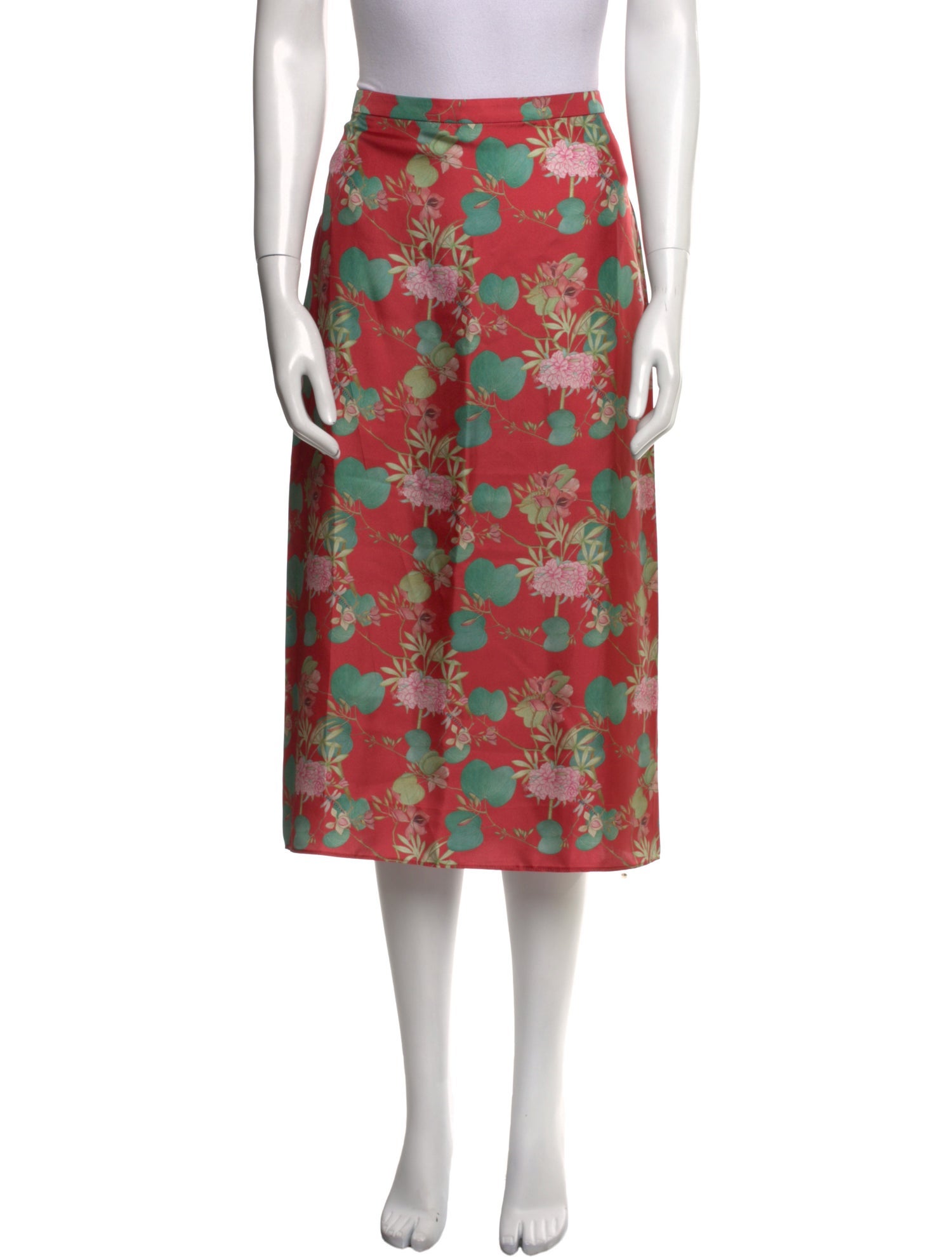 Emporio Sireneuse Silk Midi Length Skirt w/ Tags