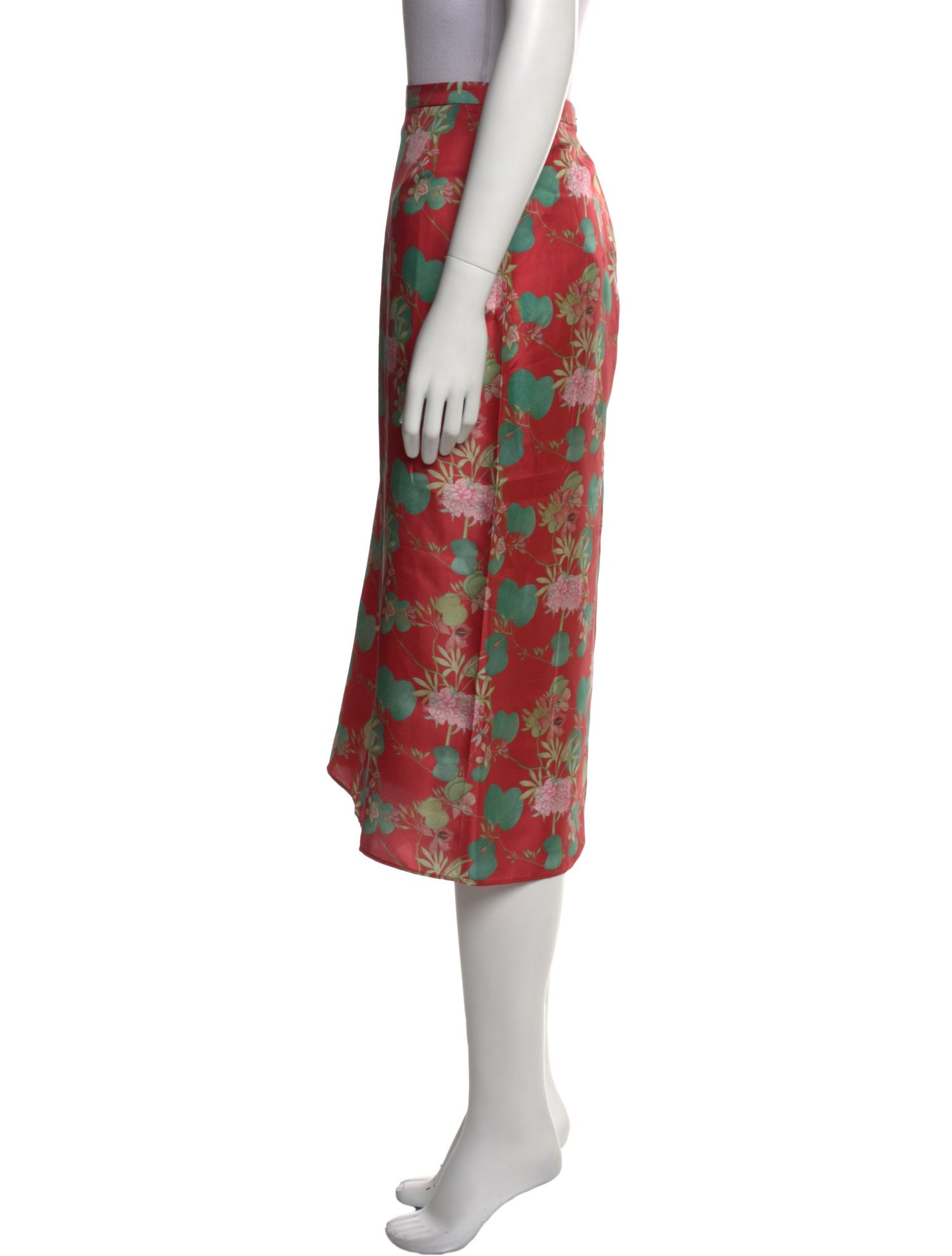 Emporio Sireneuse Silk Midi Length Skirt w/ Tags