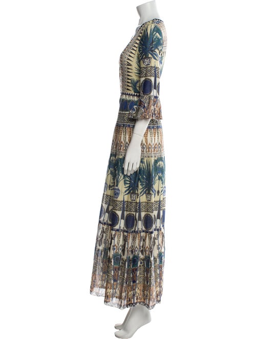 Emporio Sireneuse Printed Long Dress