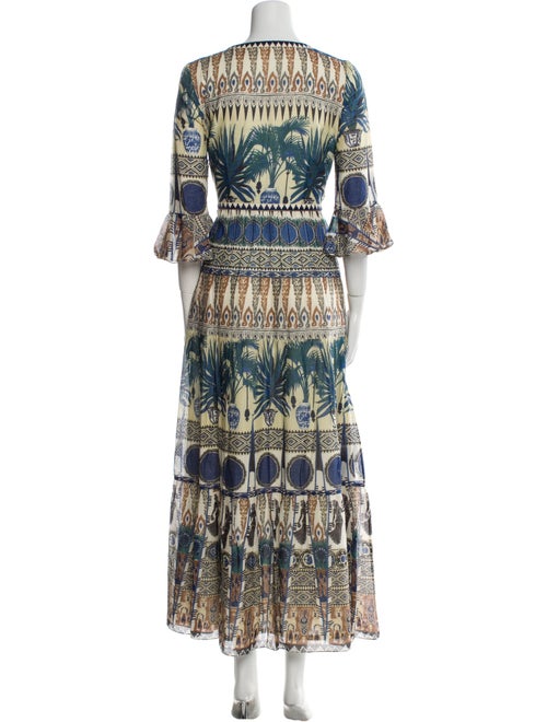Emporio Sireneuse Printed Long Dress