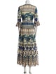 Emporio Sireneuse Printed Long Dress