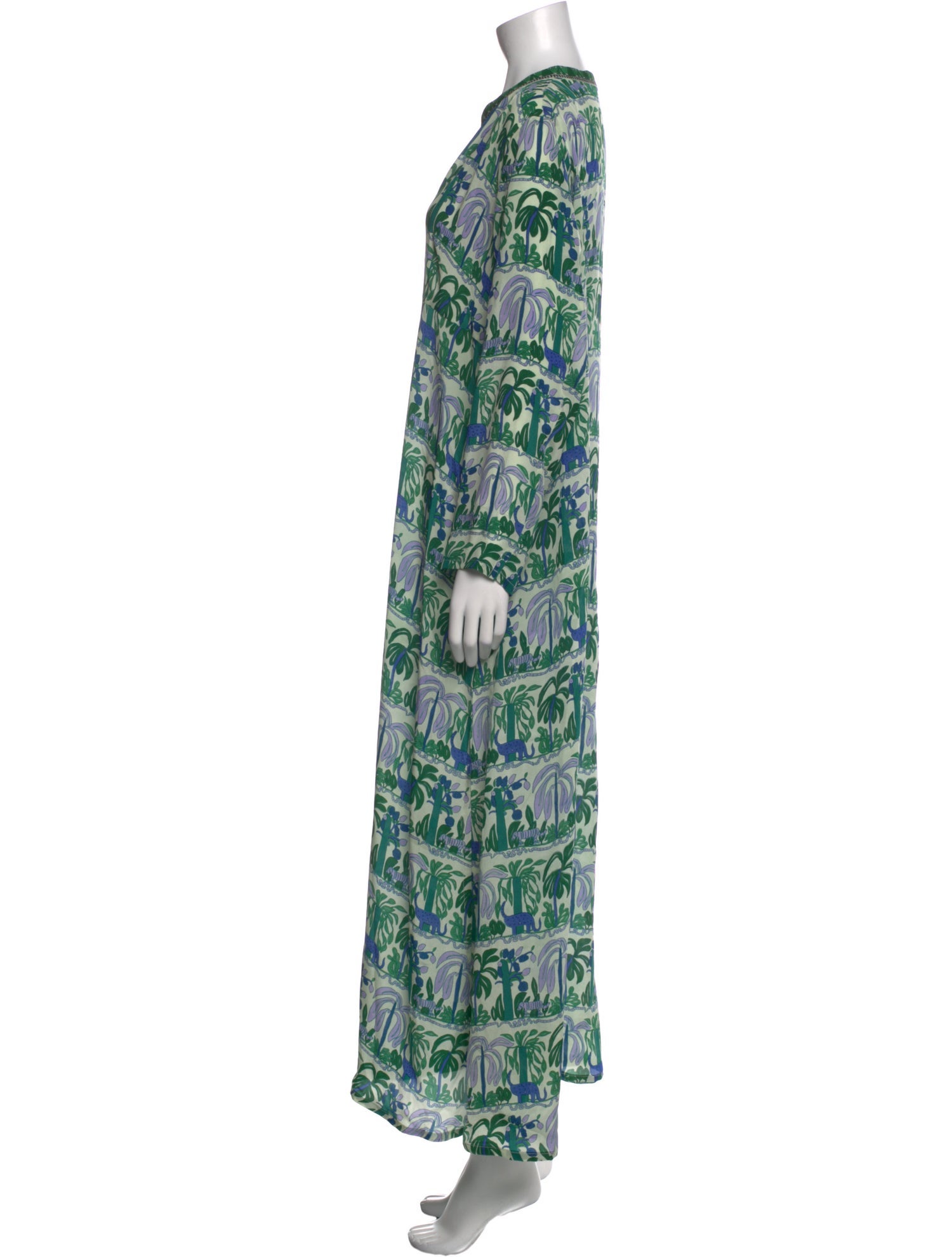 Emporio Sireneuse Silk Long Dress