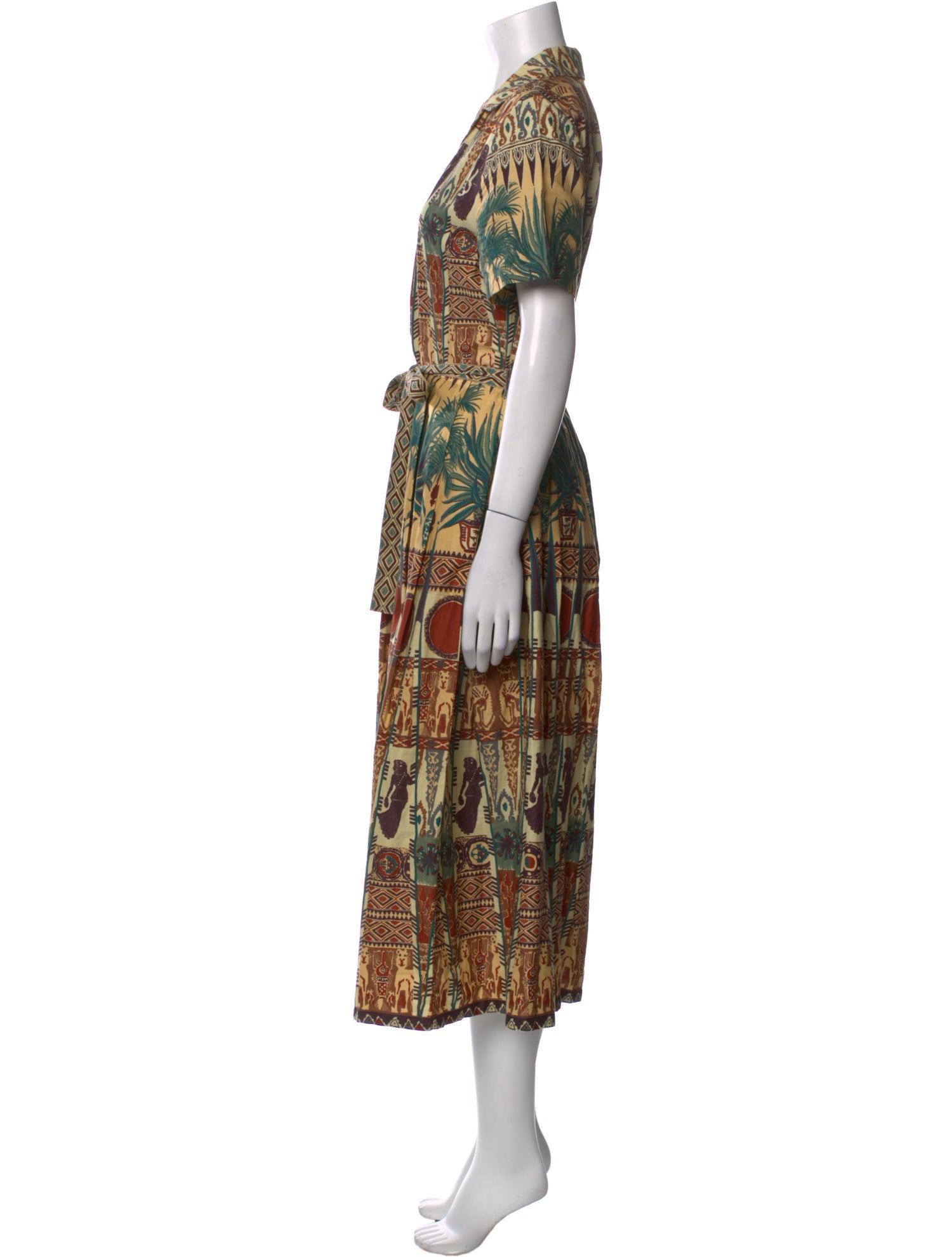 Emporio Sireneuse Printed Midi Length Dress