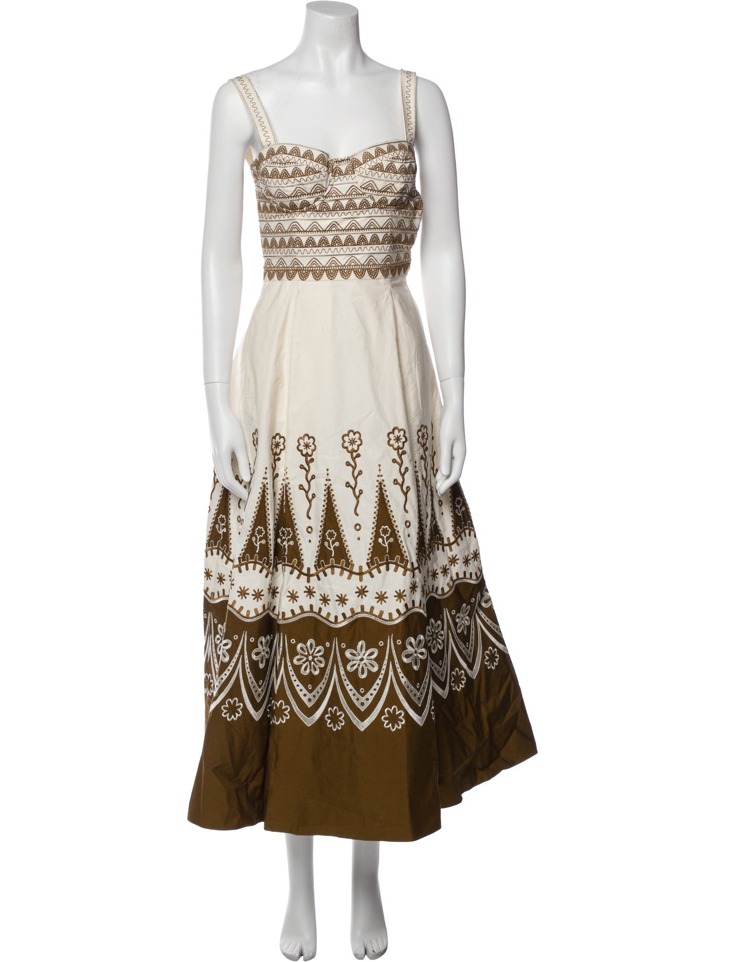 Emporio Sireneuse Printed Long Dress w/ Tags