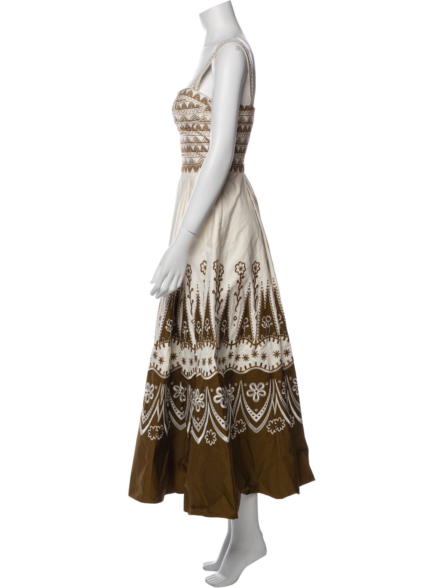 Emporio Sireneuse Printed Long Dress w/ Tags