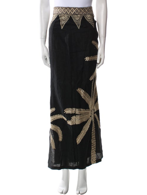 Emporio Sireneuse Linen Long Skirt