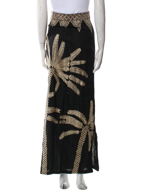 Emporio Sireneuse Linen Long Skirt