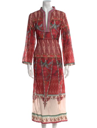 Emporio Sireneuse Floral Print Long Dress