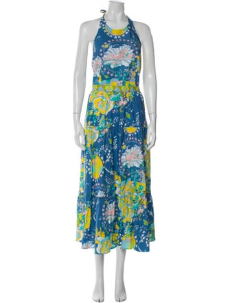 Emporio Sireneuse Printed Long Dress