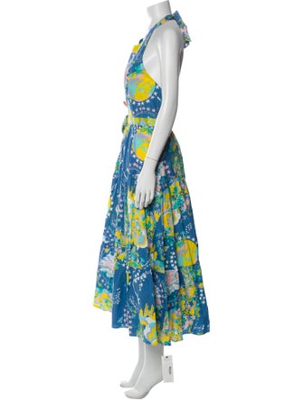 Emporio Sireneuse Printed Long Dress
