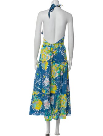 Emporio Sireneuse Printed Long Dress