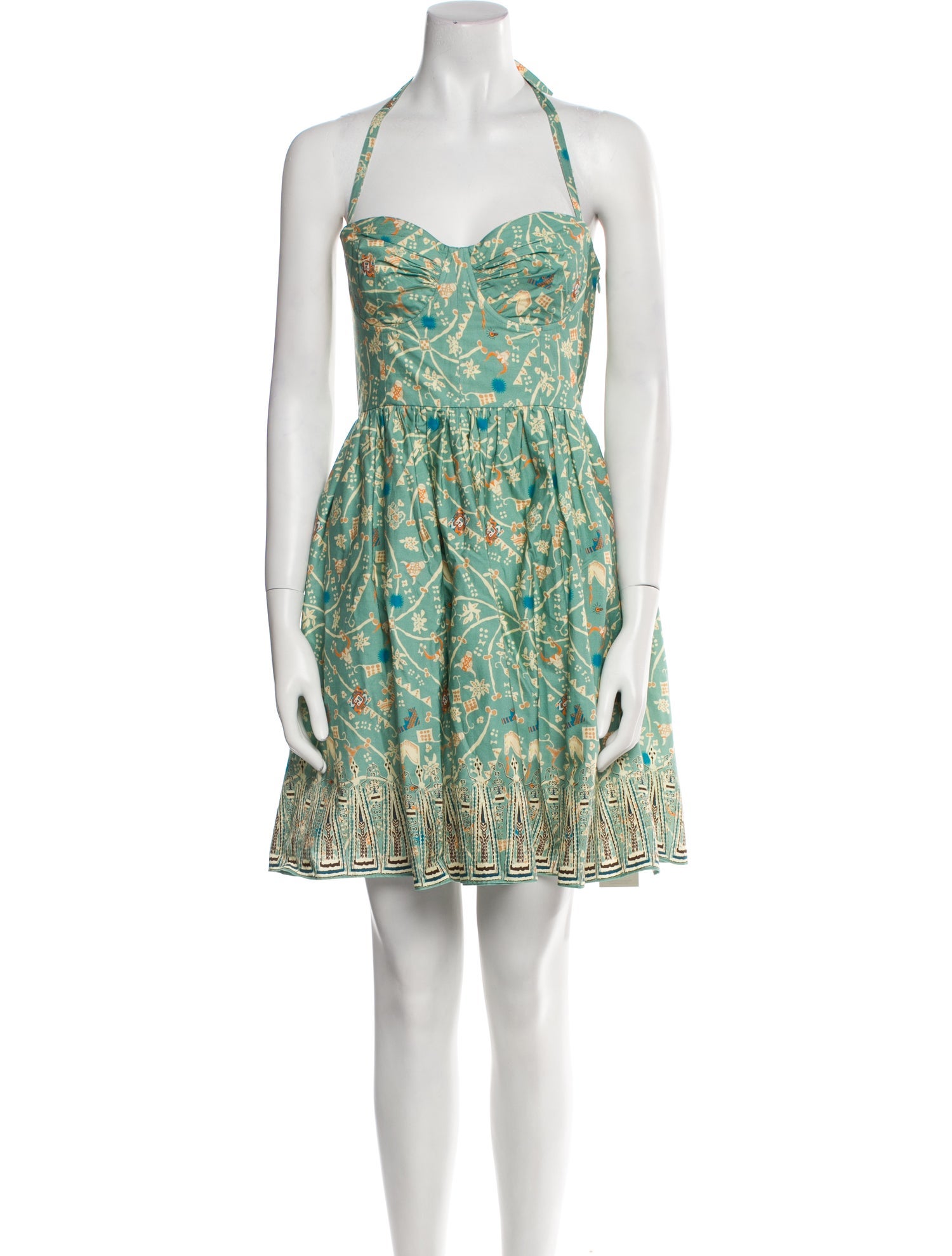 Emporio Sireneuse Paisley Print Mini Dress w/ Tags