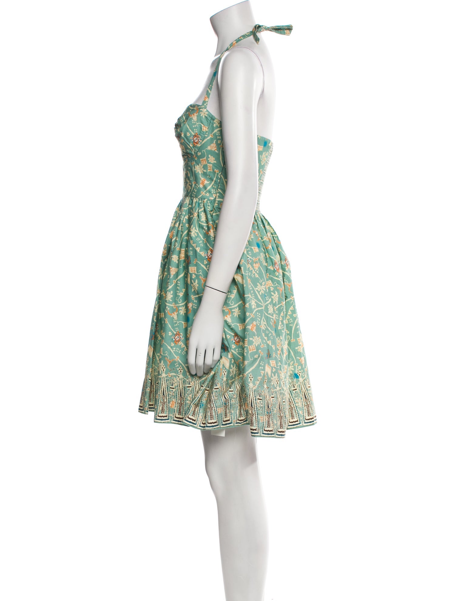 Emporio Sireneuse Paisley Print Mini Dress w/ Tags