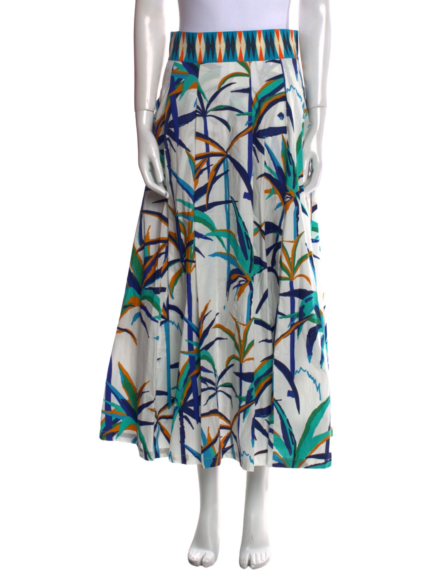 Emporio Sireneuse Printed Midi Length Skirt