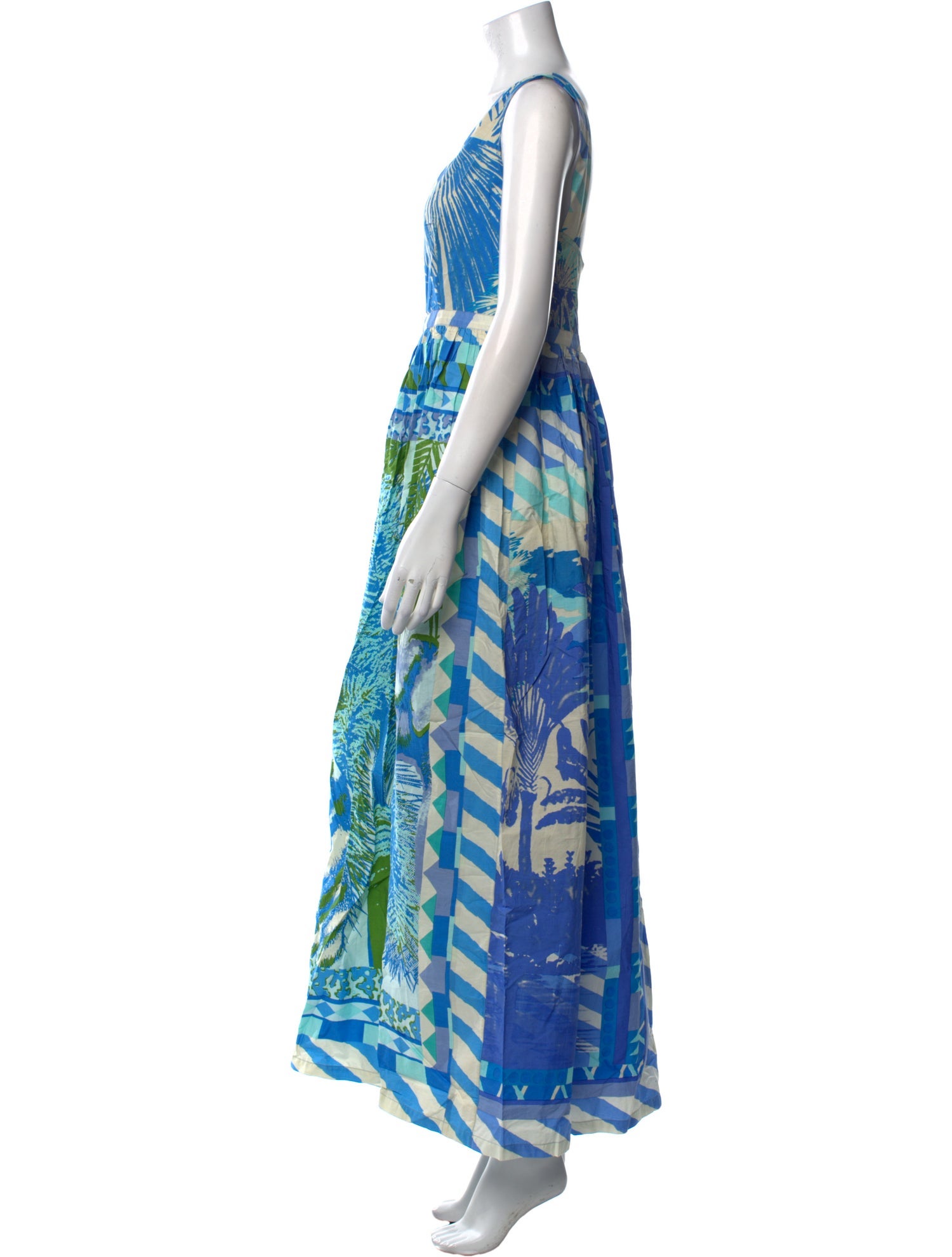 Emporio Sireneuse Printed Long Dress