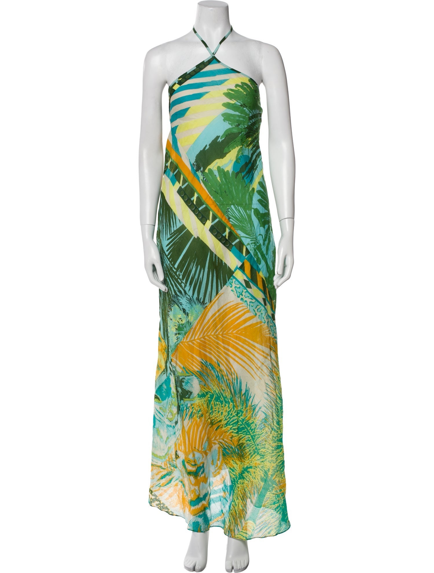 Emporio Sireneuse Printed Long Dress