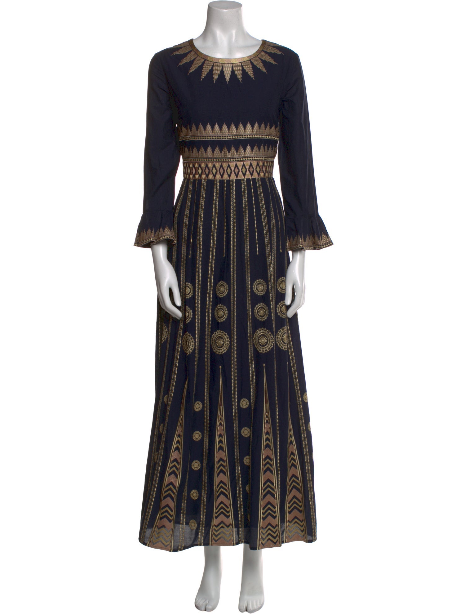 Emporio Sireneuse Printed Long Dress