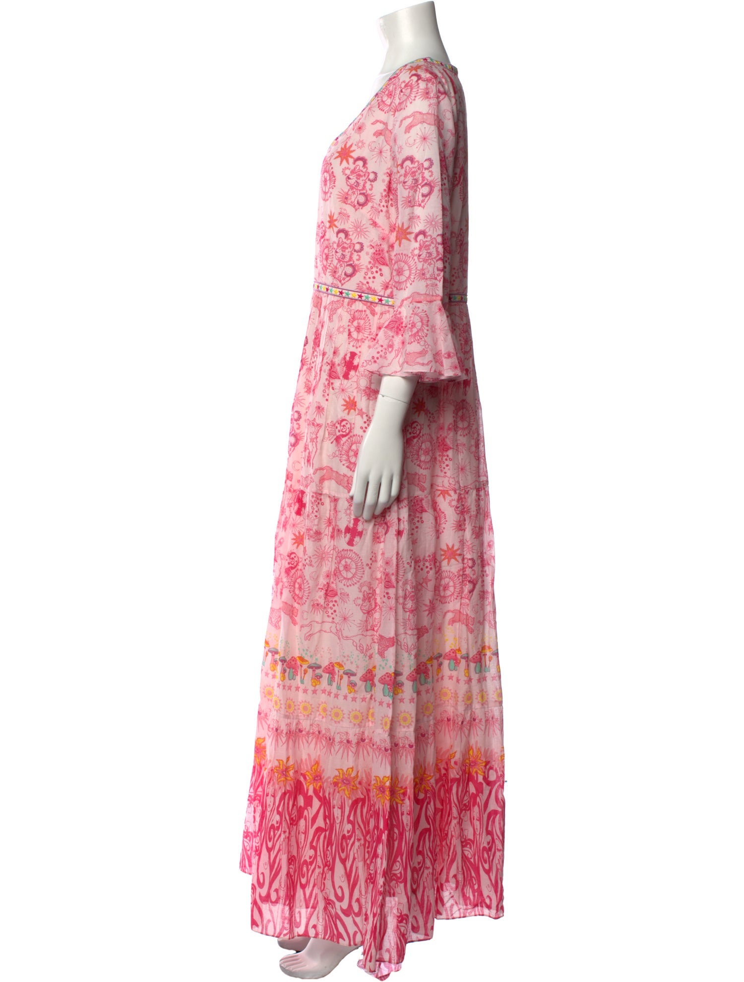Emporio Sireneuse Floral Print Long Dress