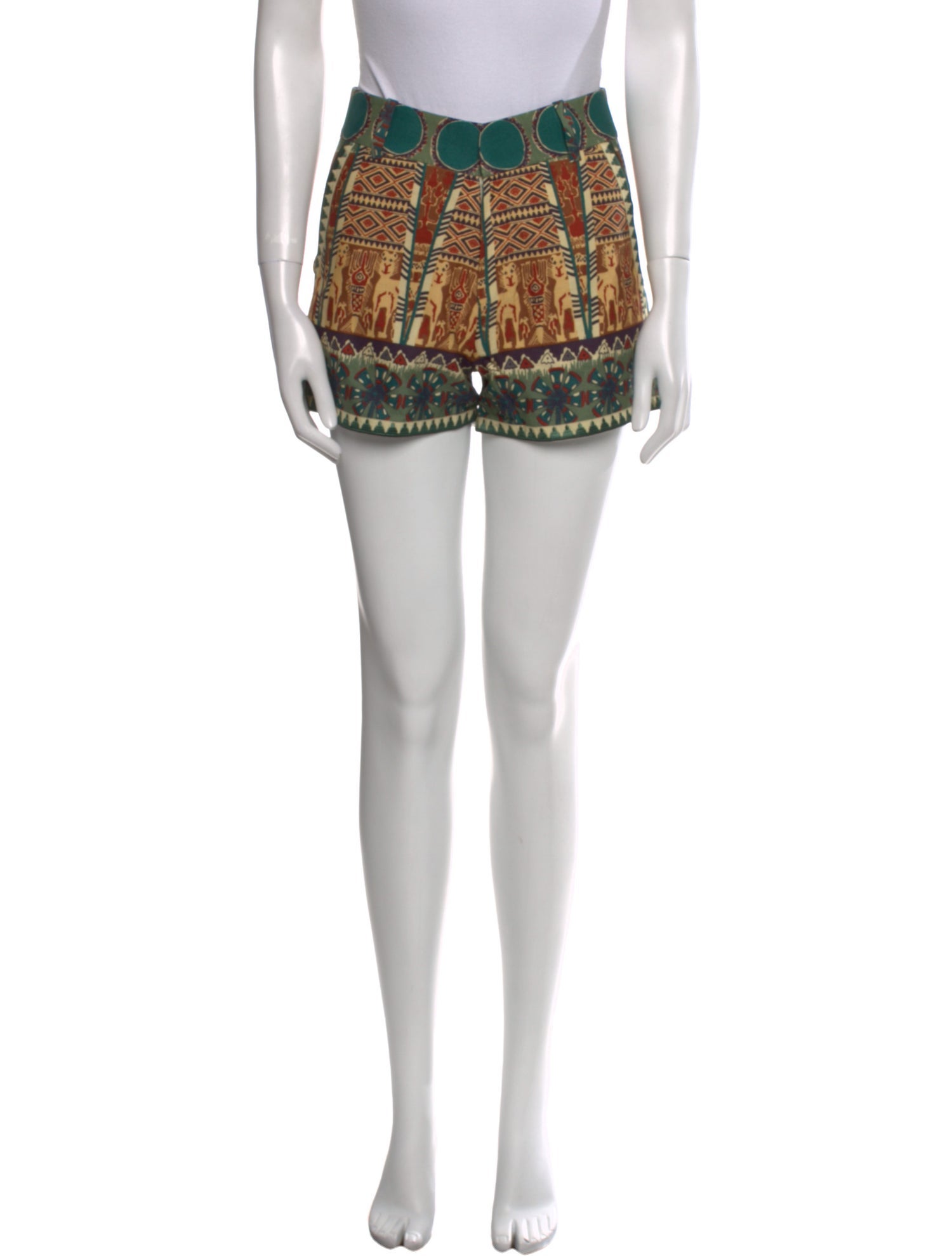 Emporio Sireneuse Printed Mini Shorts