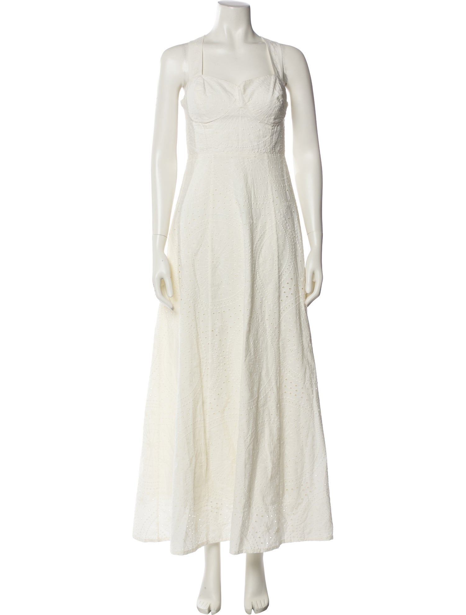 Emporio Sireneuse Square Neckline Long Dress