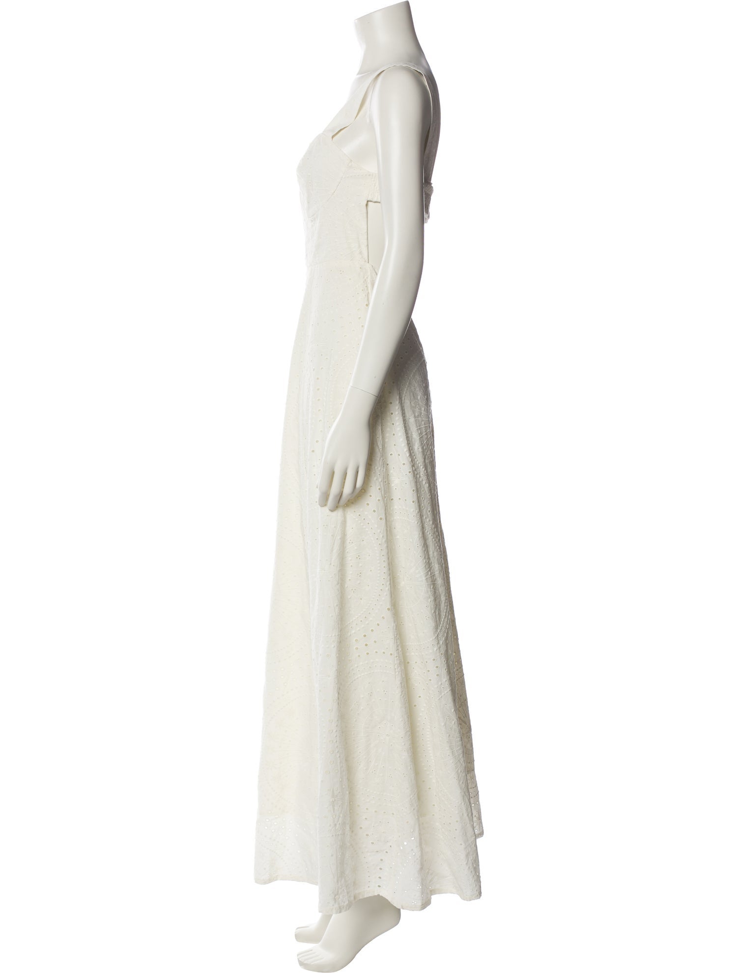 Emporio Sireneuse Square Neckline Long Dress