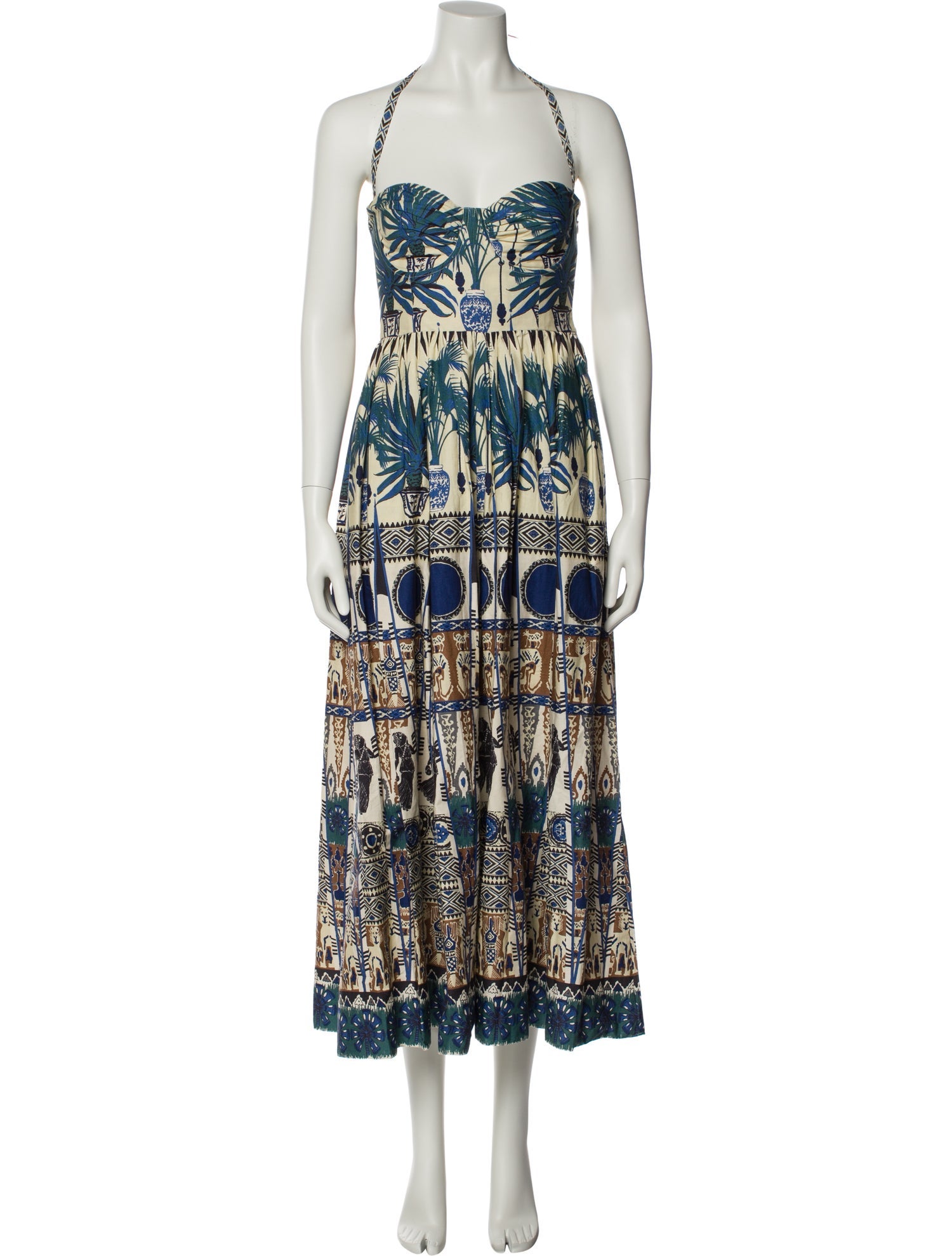 Emporio Sireneuse Printed Midi Length Dress