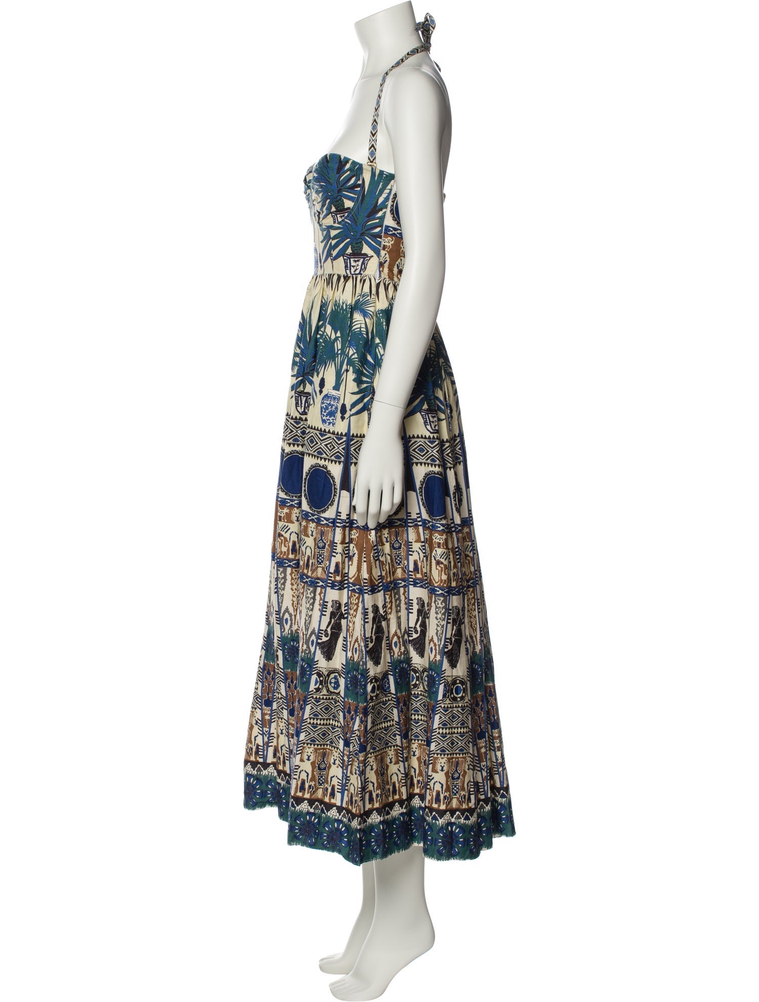 Emporio Sireneuse Printed Midi Length Dress